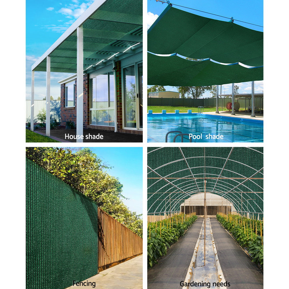 Instahut 1.83 x 30m Shade Sail Cloth - Green