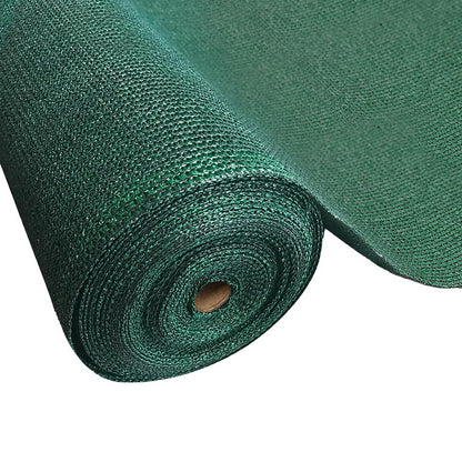 Instahut Sun Shade Cloth Shadecloth Sail Roll Mesh Outdoor 50% UV 1.83x50m Green