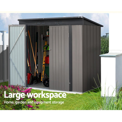 Giantz Garden Shed Sheds Outdoor Storage 1.95x1.31M Steel Workshop House Tool