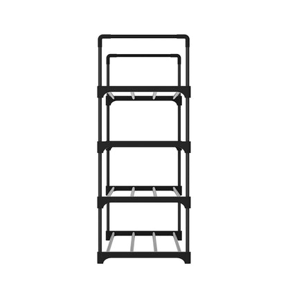 Artiss Shoe Rack Stackable 4 Tiers 80cm Shoes Shelves Storage Stand Black