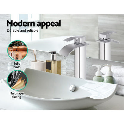 Cefito Basin Mixer Tap - Silver