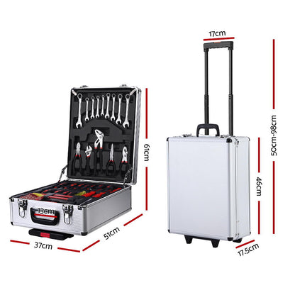 786pcs Tool Kit Trolley Case Mechanics Box Toolbox Portable DIY Set SL