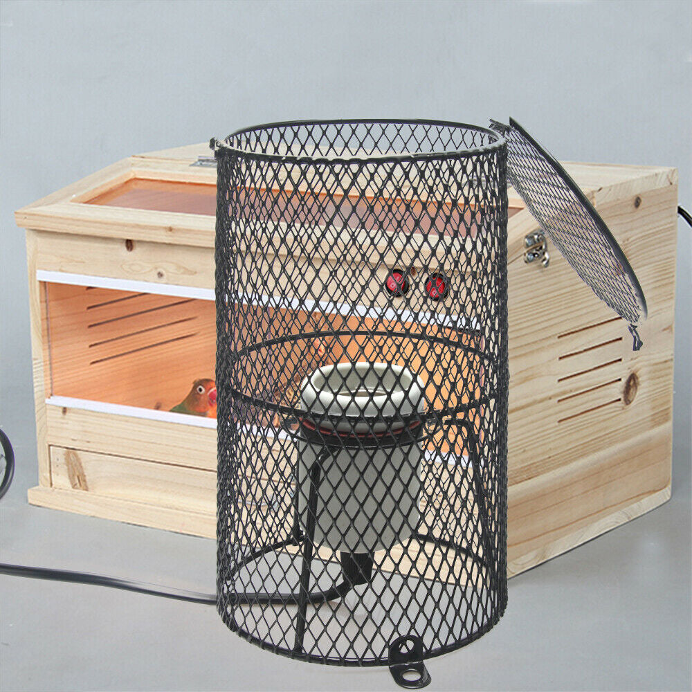 Reptile Ceramic Heat Lamp 200W Holder Snake Chicken Brooder Light Switch Cage