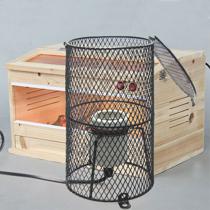 Reptile Ceramic Heat Lamp 200W Holder Snake Chicken Brooder Light Switch Cage