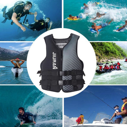 Life Jacket for Unisex Adjustable Safety Breathable Life Vest for Men Women(Black-M)