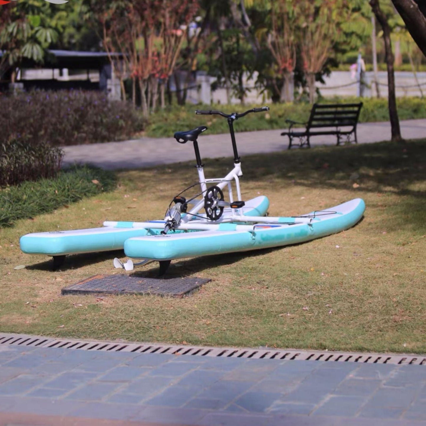 SUP Water Bike Water Bikes with Paddle Board Portable Waterbike