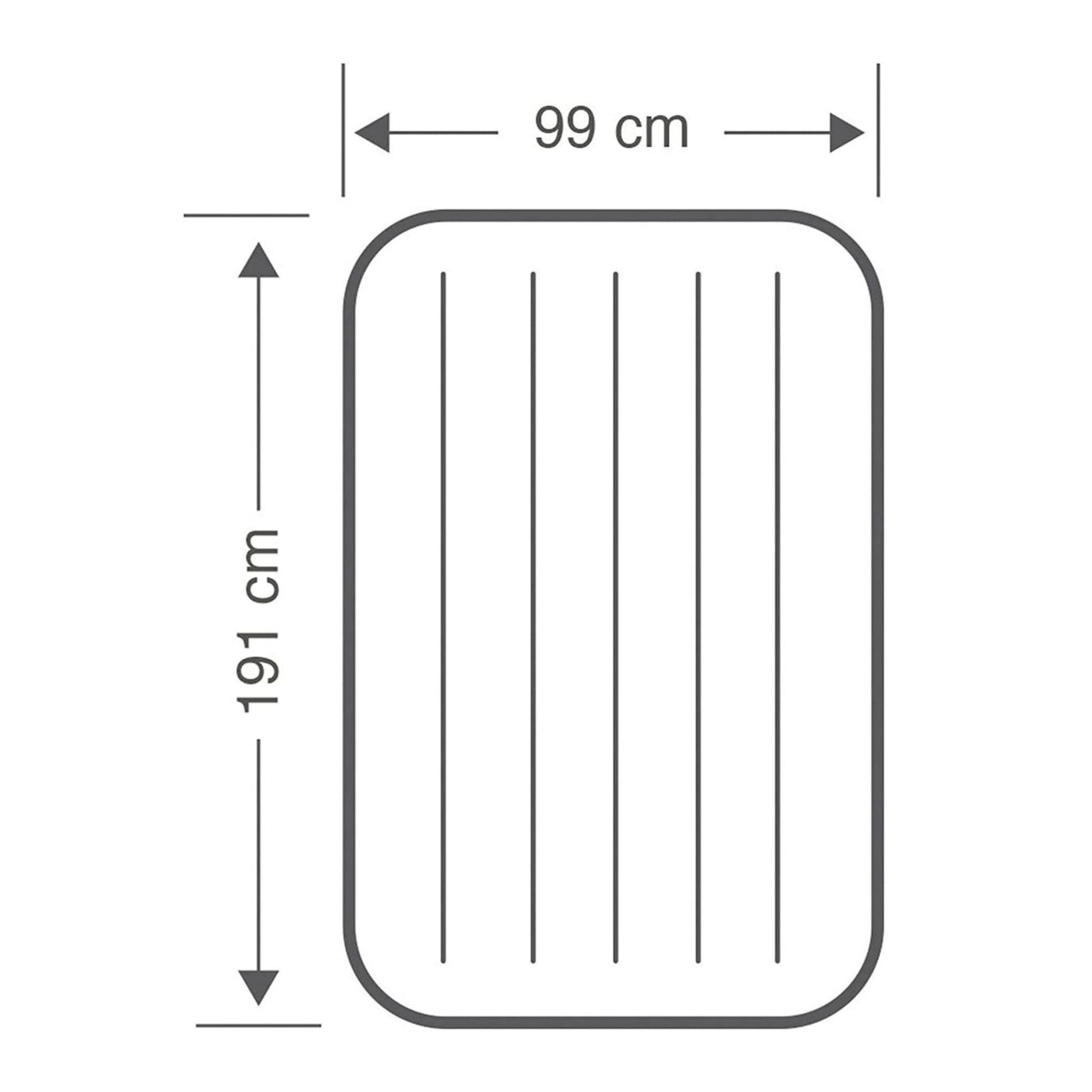 Twin Dura-Beam Prestige Air Bed Built-In USB Electric Pump for Easy Inflation and Deflation