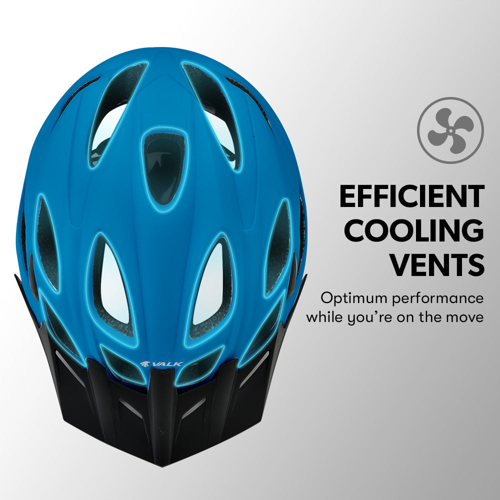 VALK Mountain Bike Helmet Small 54-56cm MTB Bicycle Cycling Safety Accessories