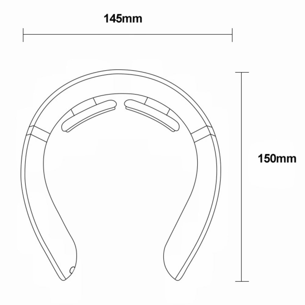 ONIREST Neck Massager (White) OR-NM-100-WL