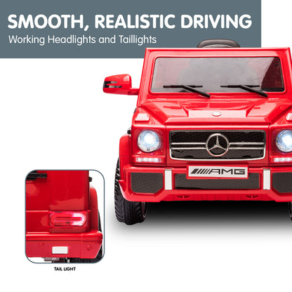 Kahuna Mercedes Benz AMG G65 Licensed Kids Ride On Electric Car with RC - Red