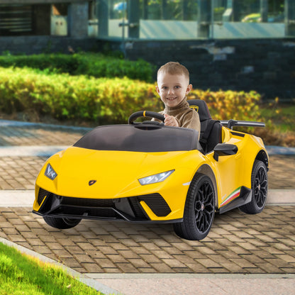 Kahuna Lamborghini Performante Kids Electric Ride On Car Remote Control - Yellow