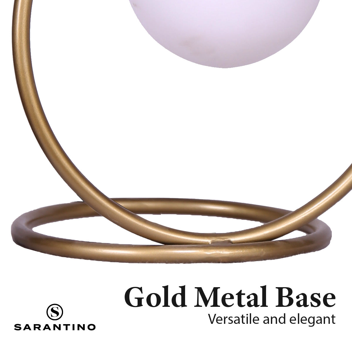 Sarantino Gold Metal Table Lamp