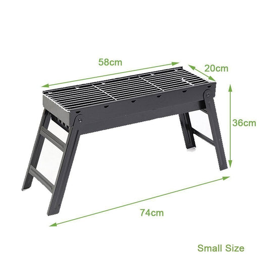 Foldable Portable BBQ Charcoal Grill Barbecue Camping Hibachi Picnic Large