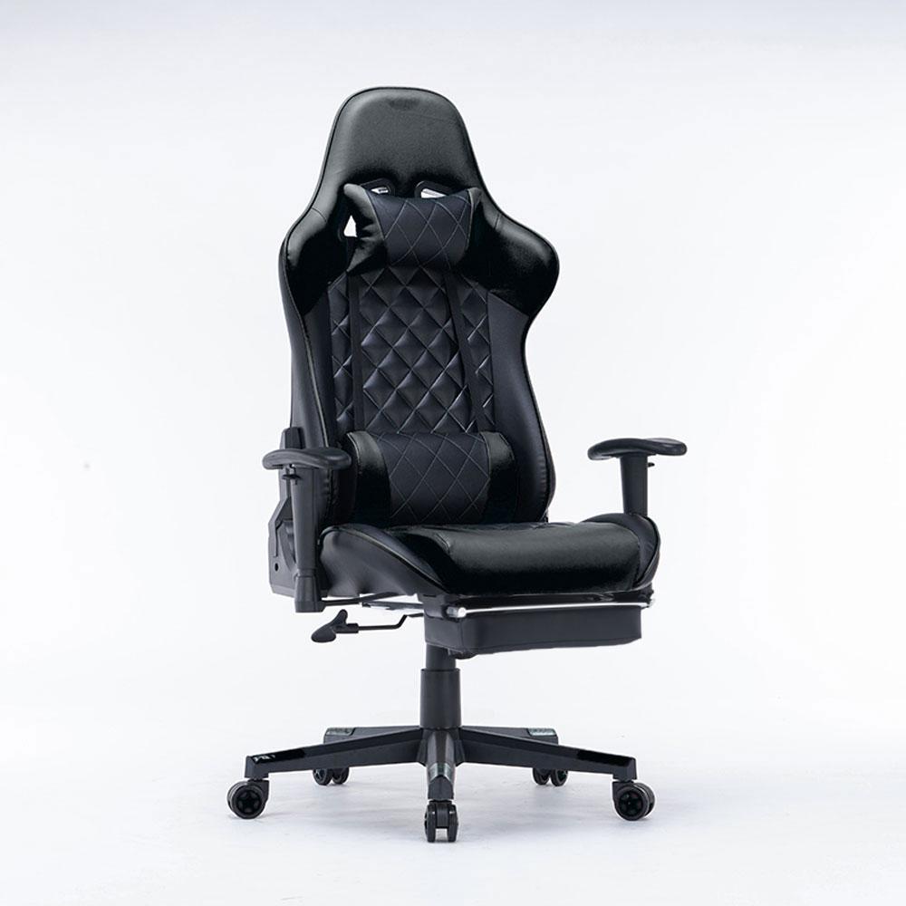 Gaming Chair Ergono Black REdmic Racing chair 165° Reclining Gaming Seat 3D Armrest Footrest