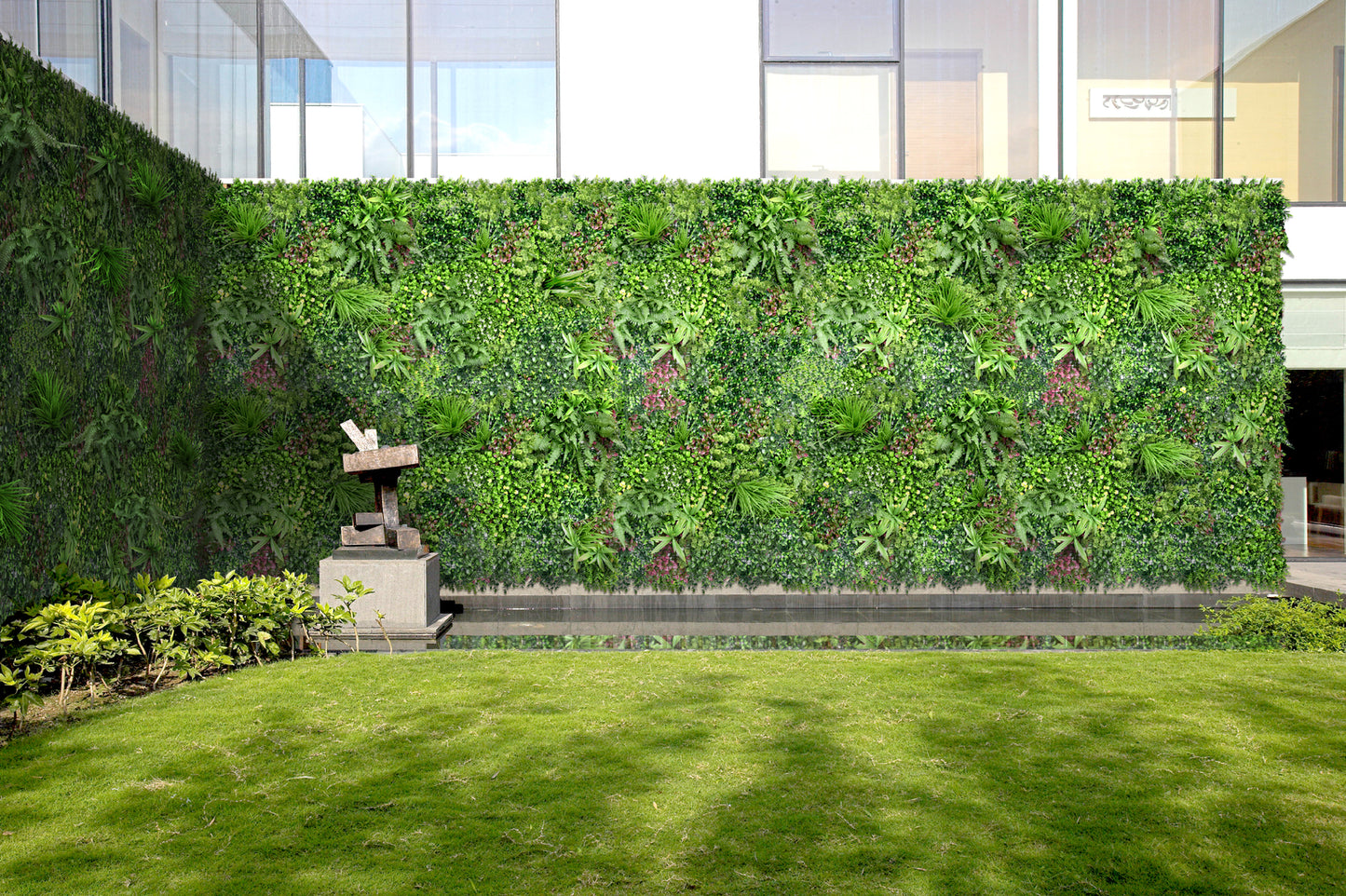 YES4HOMES 1 SQM Artificial Plant Wall Grass Panels Vertical Garden Foliage Tile Fence 1X1M