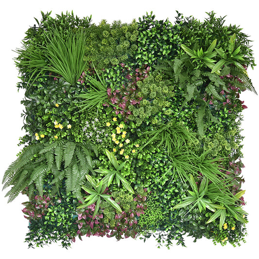 YES4HOMES 5 SQM Artificial Plant Wall Grass Panels Vertical Garden Foliage Tile Fence 1X1M