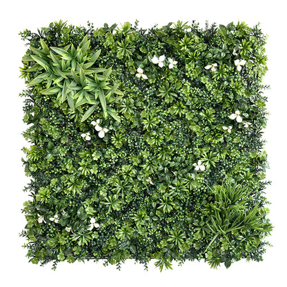 YES4HOMES 5 SQM Artificial Plant Wall Grass Panels Vertical Garden Tile Fence 1X1M Green