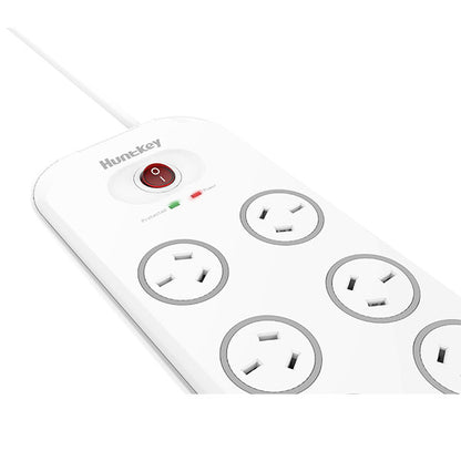 Huntkey 6-Outlet Surge Protector with 2 USB Charging Outlets (SAC607)