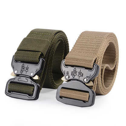 Mountgear Multifunctional Men's Outdoor Tactical Belt Outside Military Training Belt Green