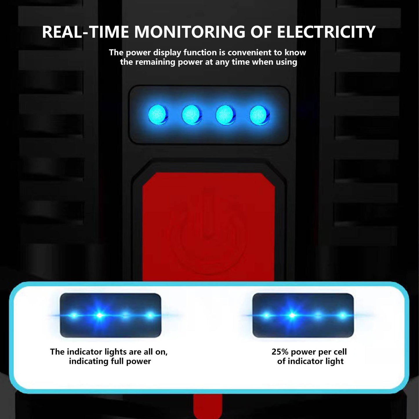 Mountgear Five-Core USB Light Rechargeable Outdoor Multi-Function Led Remote Beam Lamp