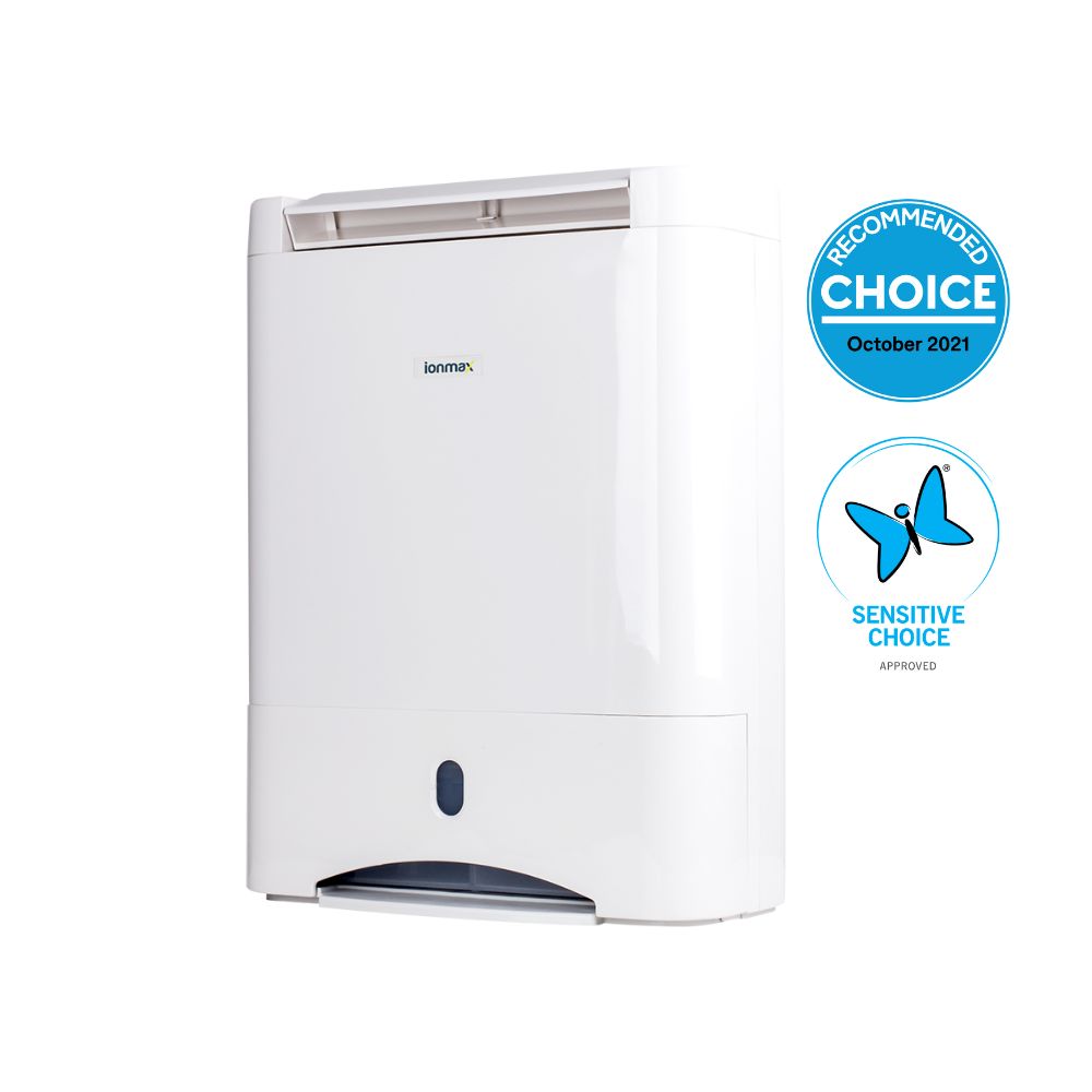 Ionmax ION632 10L/day Desiccant Dehumidifier CHOICE Recommended & Sensitive Choice Approved