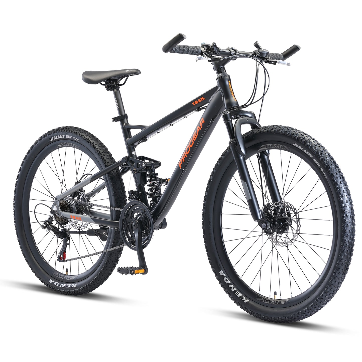 Progear Bikes Trail Dual Suspension MTB 26*19" in Stealth Black