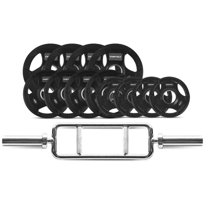 CORTEX 40kg Tri Bar Olympic Weight Set 50mm