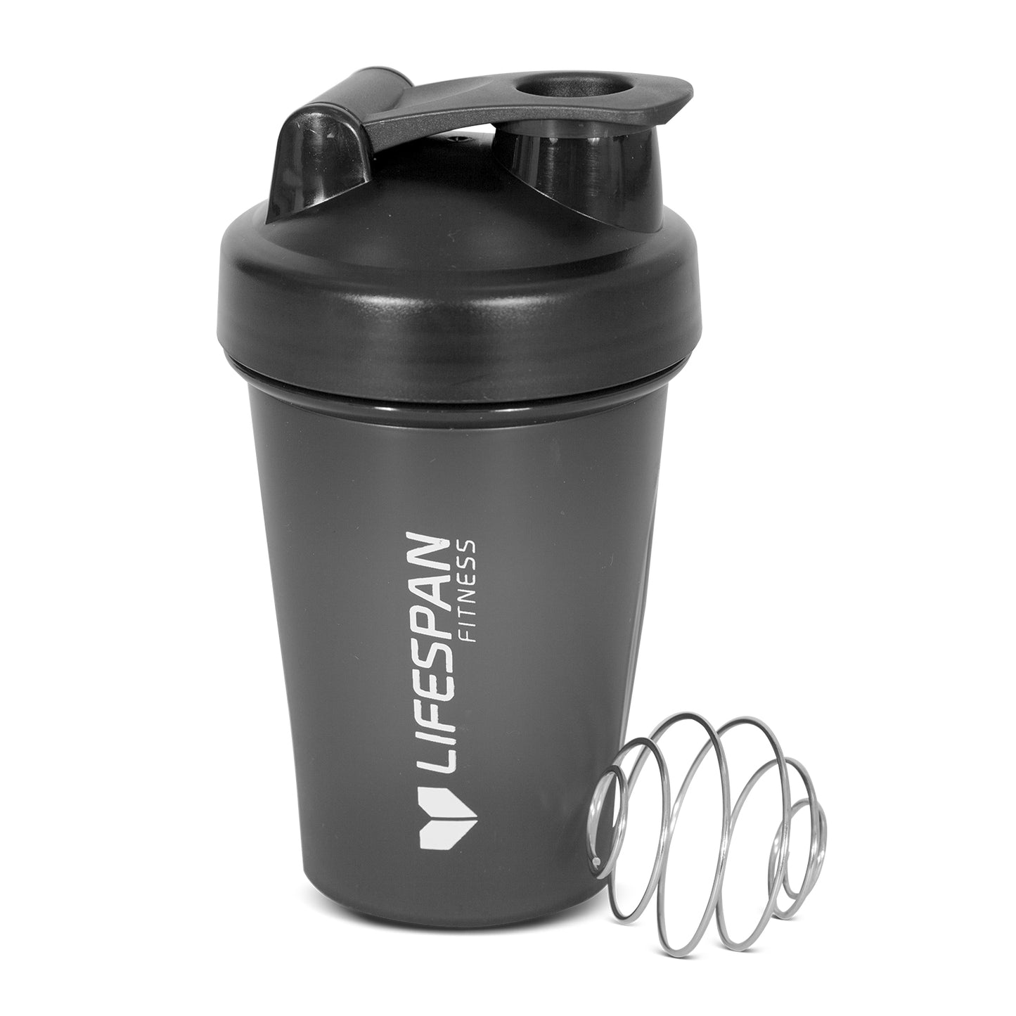 Lifespan Fitness Shaker Bottle 500ml in Black (Pack of 6)