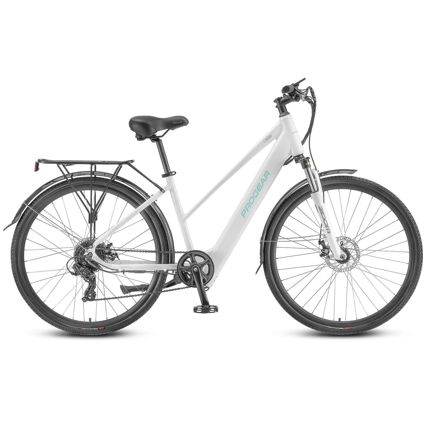 Progear Bikes E-Sierra Hybrid E-Bike Ladies 700c*17" in Whisper White