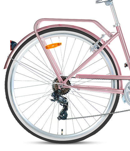 Progear Bikes Pomona Retro/Vintage Ladies Bike 700c*17" in Rose Gold