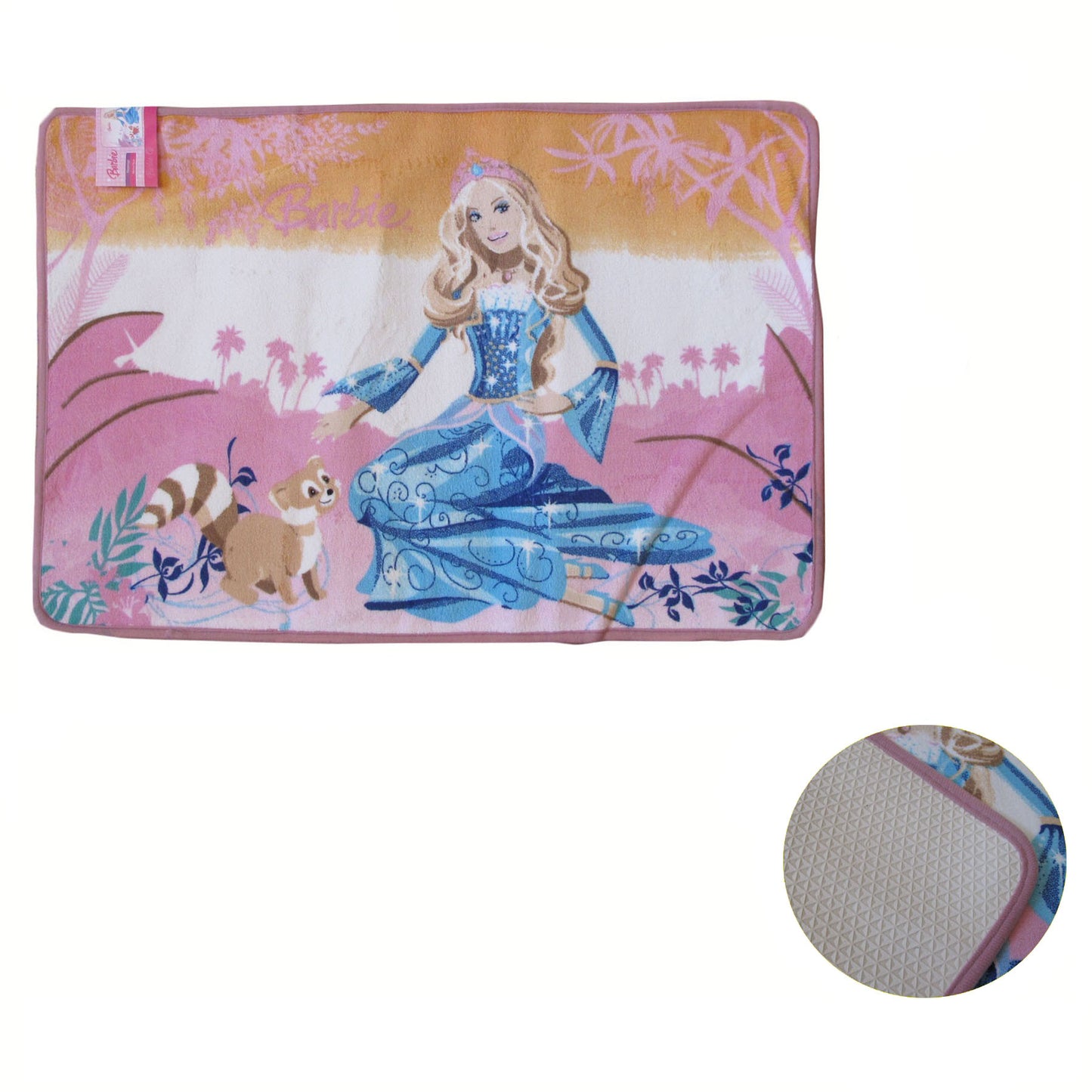 Barbie Non Slip Floor Rug 50 x 75 cm