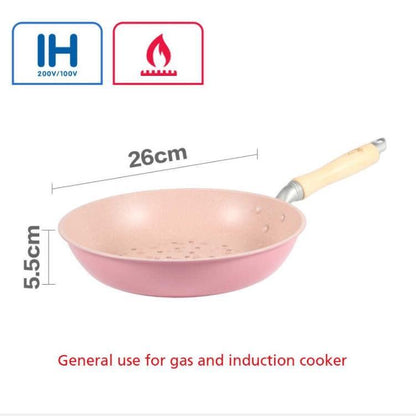 Justcook Japanese Style Non-stick Sakura Frypan Pink 26cm