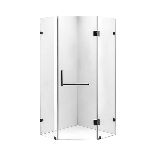 900 x 900mm Frameless 10mm Glass Shower Screen By Della Francesca