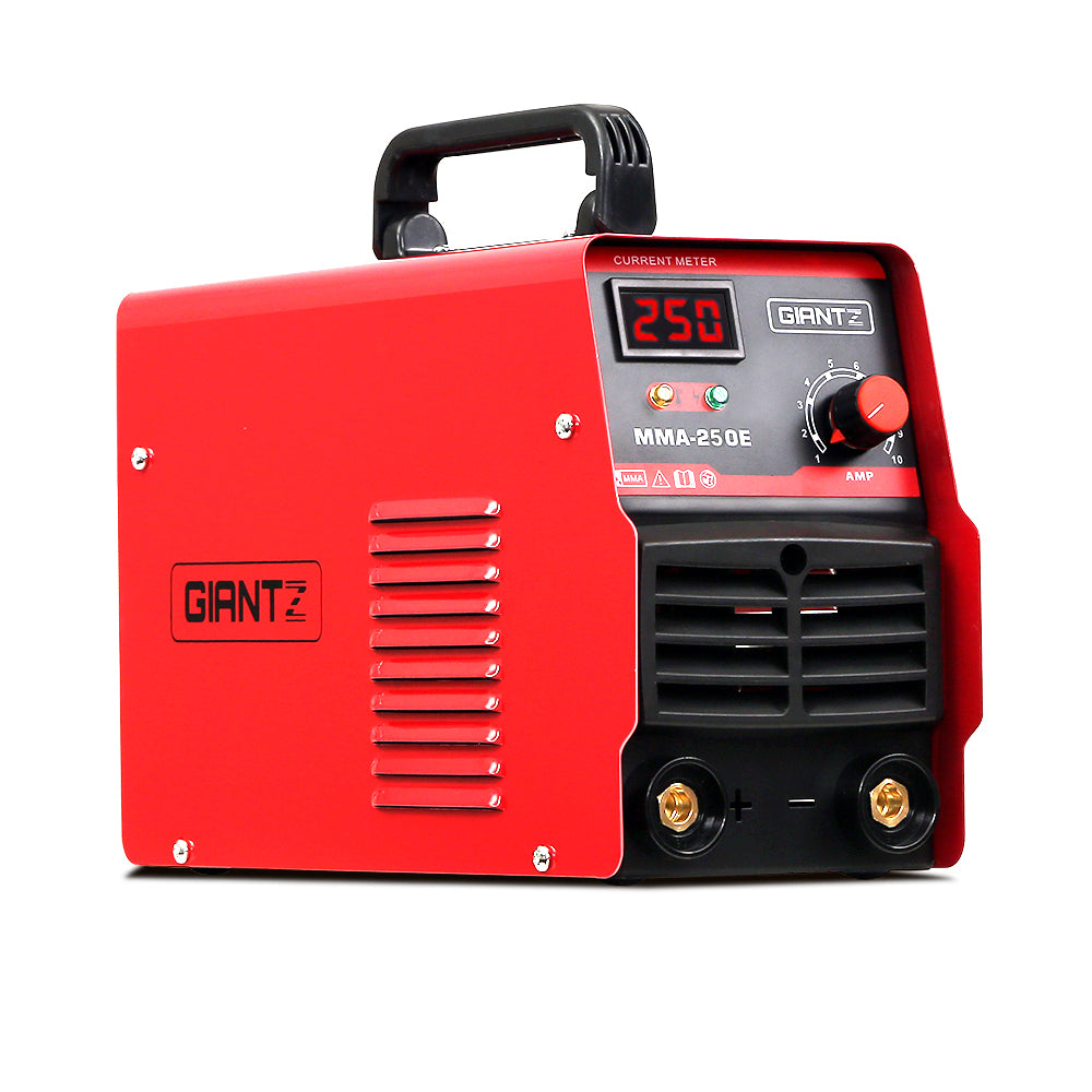 Giantz 250 Amp Inverter Welder DC MMA ARC IGBT Welding Machine Stick Portable