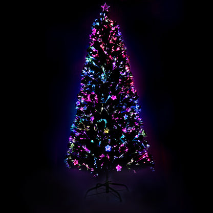 Jingle Jollys Christmas Tree 2.1M LED Xmas trees with Lights Multi Colour