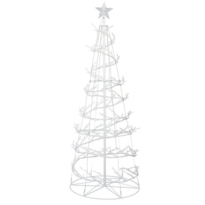 Jingle Jollys Christmas Tree 1.8M 320 LED Xmas Cold White Lights Optic Fibre