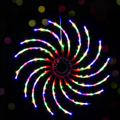 Jingle Jollys Christmas Motif Lights LED Spinner Light Waterproof Colourful